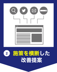 施策を横断した改善提案